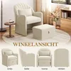 Yaheetech Sessel mit Hocker & Stauraum, bequemer Produktbild-Vorschau 5
