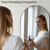 A woman is applying lipstick while looking in a mirror. The text "Your Dressing Companion" is overlaid at the top. Anteprima dell’immagine prodotto