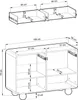 Kombinierte Kommode DARIO - Kaschmir Produktbild-Vorschau 5