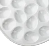 Porcelánové tanieriky na vajcia MONDEX BASIC 35 x 28 cm, Náhľad obrázku produktu 2