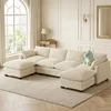 Divano ad angolo a U BEALIFE 320x76x91 cm | 4 posti + 2 Anteprima dell’immagine prodotto 1