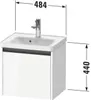 Duravit K25080055550000 Ketho2 WTU WH 484x375x440 Az 1 Ei Produktbild-Vorschau 1