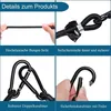 Spanngummi mit Karabiner, Expander mit Karabinerhaken 6er Produktbild-Vorschau 3