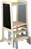 Janod Holz-Lernturm Tafel - höhenverstellbarer Tritthocker Produktbild-Vorschau 3