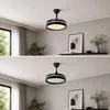 Stropný ventilátor s LED osvetlením, 4 sklopnými lopatkami Náhľad obrázku produktu 9