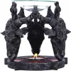 Baphomet Duftlampe Ölbrenner 13,5cm - Okkultes Design aus Produktbild-Vorschau 1