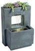 Outsunny Springbrunnen 2-stufig Gartenbrunnen mit LED Produktbild-Vorschau 1