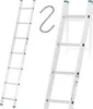 Drabina aluminiowa przystawna ALOSS mocna TUV 1x7 - 1,99m + Podgląd zdjęcia produktu 1