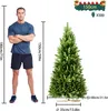 XMTECH, kunstkerstboom, 150 cm, moeilijk ontvlambaar, PVC Productafbeelding-voorbeeld 2