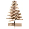 vidaXL Weihnachtsbaum Holz zum Schmücken 80 cm Massivholz Produktbild-Vorschau 4