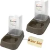 2er Set Automatischer Futterspender Wasserspender 2in1 Produktbild-Vorschau 1