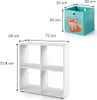 Detská polica Vicco Tetra biely 72.6 x 72 cm so 4 Náhľad obrázku produktu 3