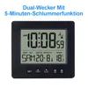 Wecker, Digitaler Funkwecker mit 2 Weckzeiten, Automatische Produktbild-Vorschau 4
