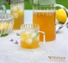 Kaffee- und Teebecher 250 ml Glas Gummimuster 6 Stück Produktbild-Vorschau 2