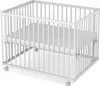 Laufgitter 75x100 cm mit Matratze Basic - weiß - Premium Produktbild-Vorschau 10