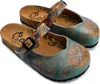 Damen Clogs Calceo CAL2204 mit Ethno-Muster 38 Produktbild-Vorschau 1