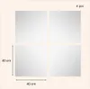 Four square mirrors arranged in a 2x2 grid, with dimensions indicated. Produktbild-Vorschau