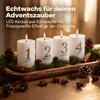 Hofer LED-kaarsen voor de advent, gemaakt van echt was, met Productafbeelding-voorbeeld 3