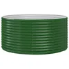 vidaXL Garten-Hochbeet Grün 140 x 140 x 68 cm Verzinkter Produktbild-Vorschau 1