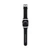 A black Apple Watch strap and watch case are shown against a white background. Voir les images du produit