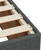 Boxspringbett mit Matratze Dunkelgrau 100x200 cm Stoff Produktbild-Vorschau 11