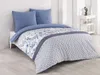 Bettwäsche 200x220 cm Baumwolle Renforce blau weiß Produktbild-Vorschau 4