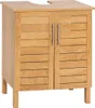 Waschbeckenunterschrank mdf 2 türen 1 regal innen - Produktbild-Vorschau 1