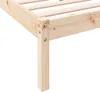 vidaXL Massivholzbett Extra Lang ohne Matratze 140x220 Produktbild-Vorschau 8