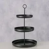 Boltze Gruppe Credo Etagere schwarz 32,5cm (1 Stück) Produktbild-Vorschau 2