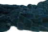 Kunstfell Schachbrett, Marineblau, 50 x 160 cm Produktbild-Vorschau 2
