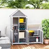 Outsunny 2-in-1 tuinkast van hout, tuinhuis met Productafbeelding-voorbeeld 2