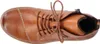 A top-down view of a brown leather boot. Produktbild-Vorschau
