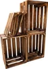 Obstkiste 40 x 30 x 25 cm  3er SET Geflammt Produktbild-Vorschau 6