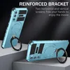 Two phone cases with ring stands are displayed on a textured gray and black background. Anteprima dell’immagine prodotto