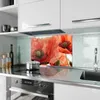Küchenrückwand Spritzschutz Glas mit Motiv Mohnblüten 40 x Produktbild-Vorschau 2