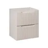 Szafka Łazienkowa 50 Cm Kaszmir Mat Szuflady Ryflowana Mdf Podgląd zdjęcia produktu 1