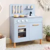 COSTWAY Cuisine pour enfants avec 10 accessoires, lumière Voir les images du produit 2