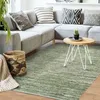 Tappeto in pelle intrecciata verde chiaro 160x230 Anteprima dell’immagine prodotto 2