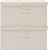 vidaXL Pudełka do przechowywania 2 szt. tkanina 50x30x25 cm Podgląd zdjęcia produktu 2