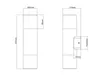 TRIO-Leuchten HOOSIC applique BH 8,50x33 cm marrone Lampada Anteprima dell’immagine prodotto 7