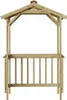 A wooden garden arbor structure. Podgląd zdjęcia produktu