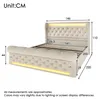 Flieks Hydraulisches Polsterbett 140x200cm mit USB und Produktbild-Vorschau 7