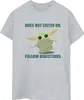 Star Wars - "The Mandalorian Does Not Listen" T-Shirt für Produktbild-Vorschau 1