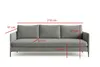 BETTSO Sofa Mit Schlaffunktion und Bettkasten Couch Sofa Produktbild-Vorschau 8