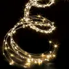 A string of fairy lights coiled against a black background. Podgląd zdjęcia produktu