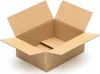 An empty, open cardboard box. Produktbild-Vorschau