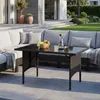 Poly-Rattan Esstisch HWC-G16, Esszimmertisch Gartentisch Produktbild-Vorschau 1