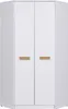 DESIGN MÖBEL Gustavo 08 – Eckkleiderschrank 91x195 cm in Produktbild-Vorschau 3