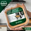 Kuketo | Wkłady Papierowe Do Air Fryer 27 × 27 cm – 125 Podgląd zdjęcia produktu 2