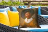 MuchoWow® Outdoor Kissen - Der fröhliche Trinker - Gemälde Produktbild-Vorschau 4